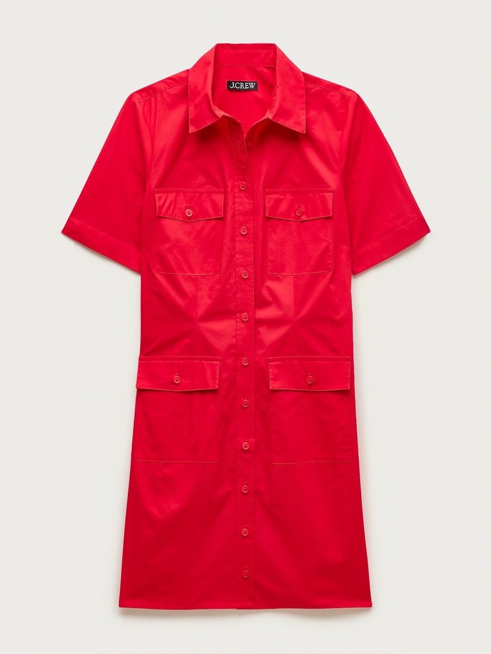 J Crew Shirt Dress in Cotton Poplin